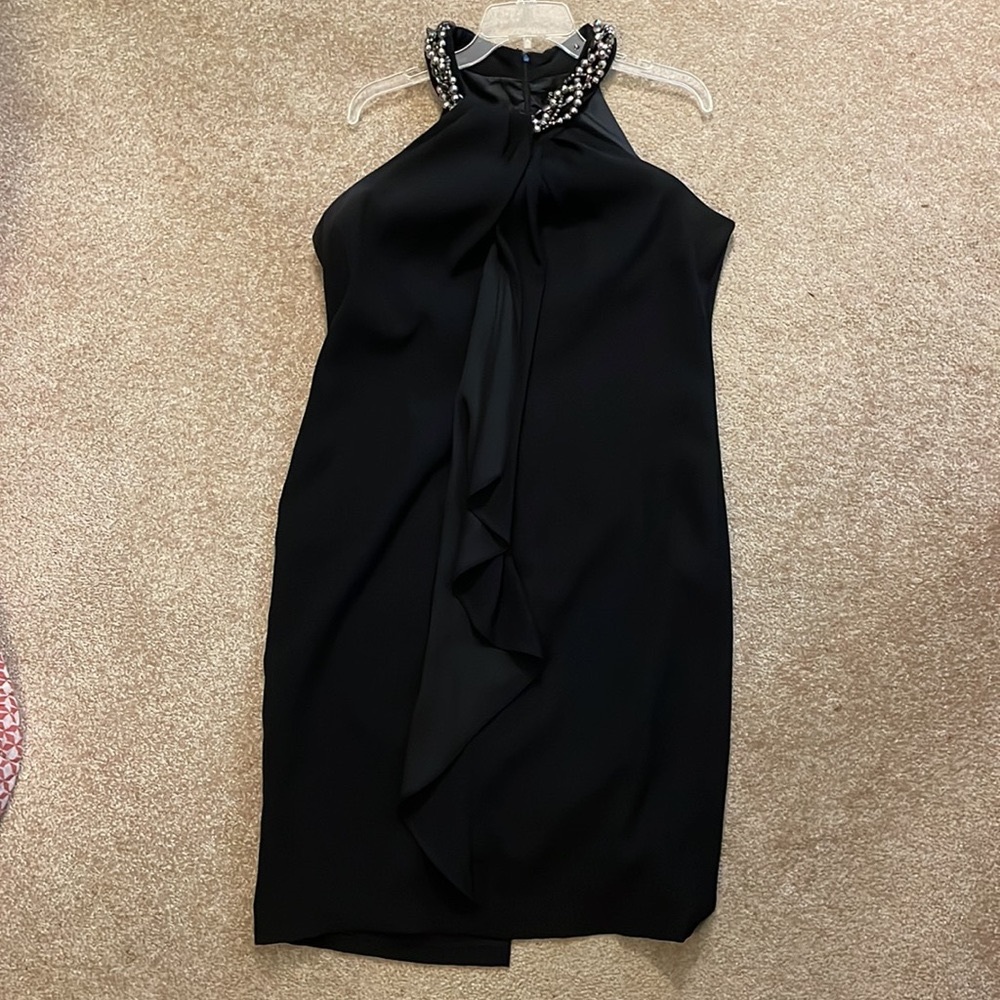 Black After 5/ Cocktail dress. Flattering. EUC. Size 14.